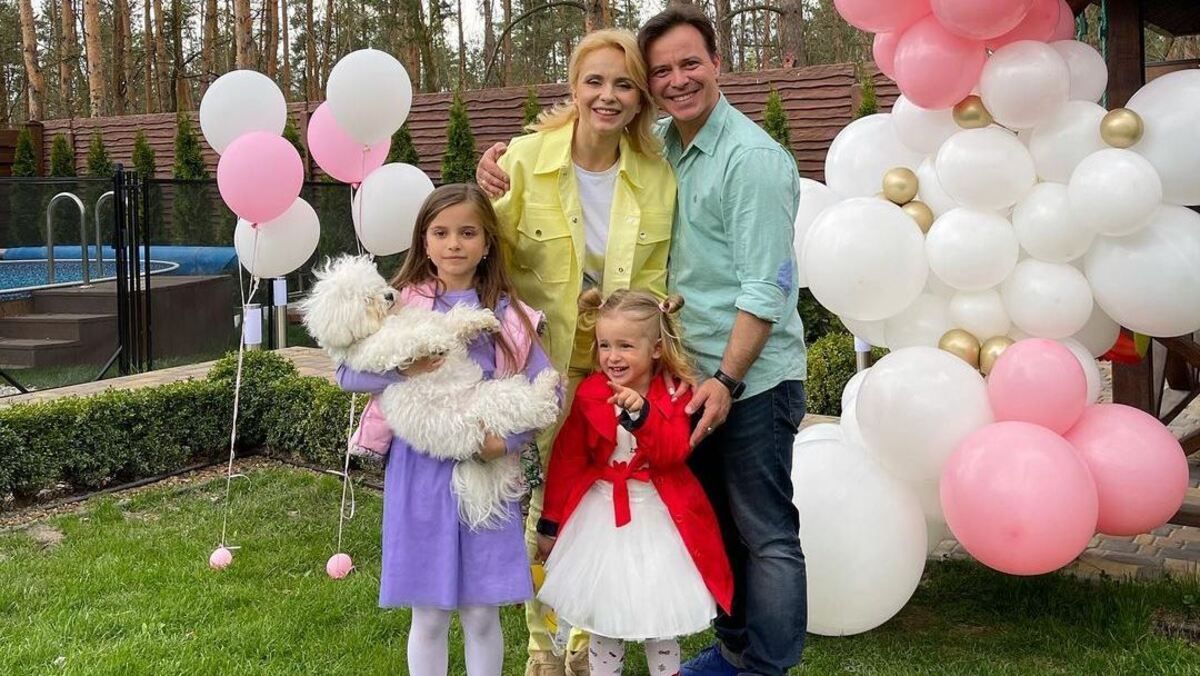 Лилия Ребрик показала семейное фото с празднования 3-летия дочери