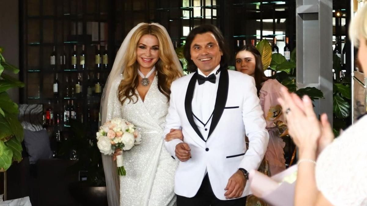 Друге весілля Ольги Сумської та Віталія Борисюка: фото, відео