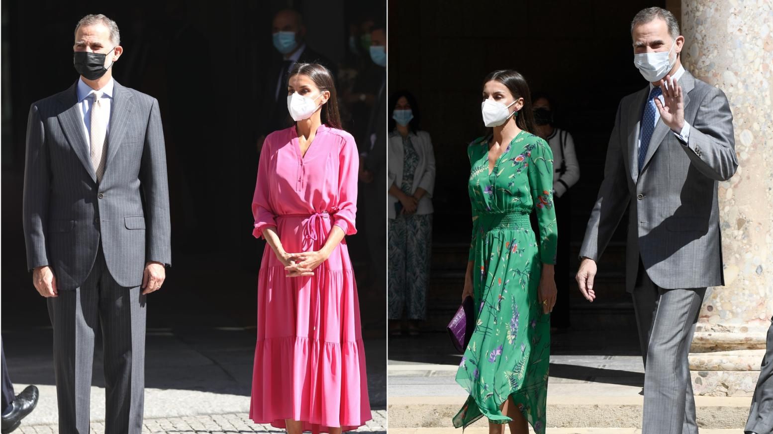 Королева Летиція одягнула брендові сукні в музеї Іспанії Королева Летиція одягнула брендові сукні в музеї Іспанії