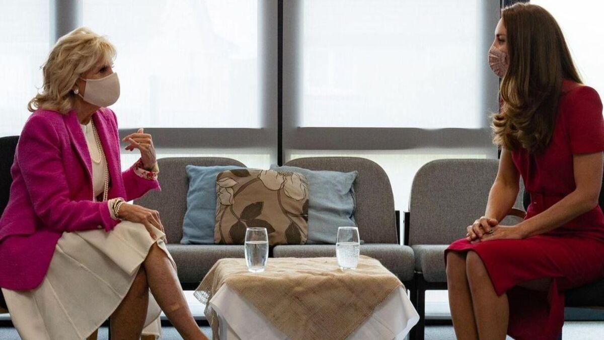 Кейт Міддлтон зустрілась з Джилл Байден: елегантні образи