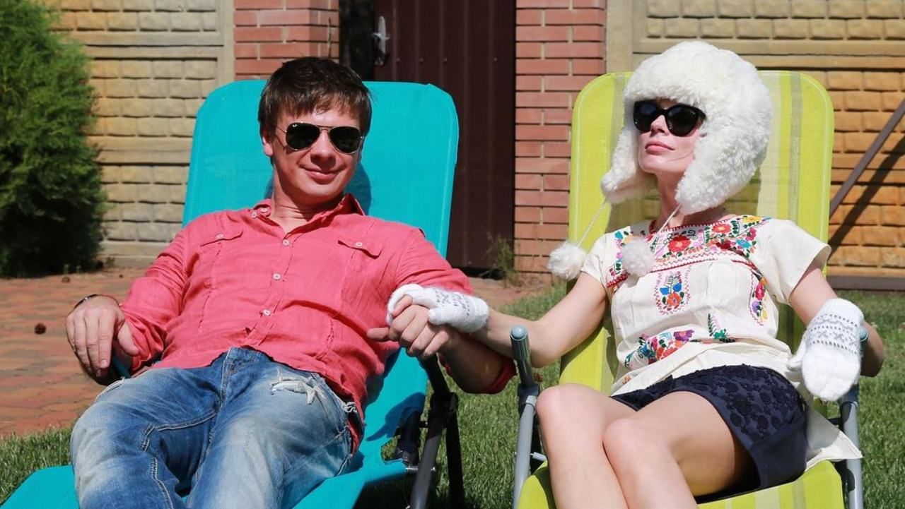 Ольга Фреймут привітала Комарова з днем народження Ольга Фреймут привітала Комарова з днем народження