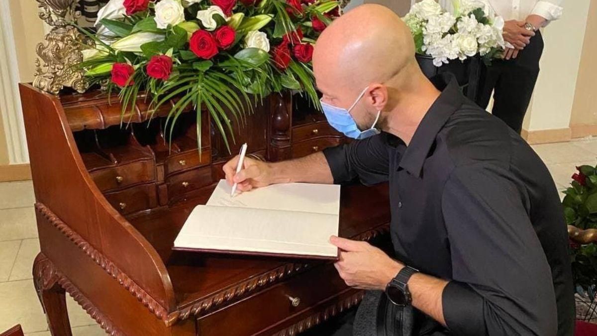 Влад Яма попрощався з Григорієм Чапкісом: фото Влад Яма попрощався з Григорієм Чапкісом: фото