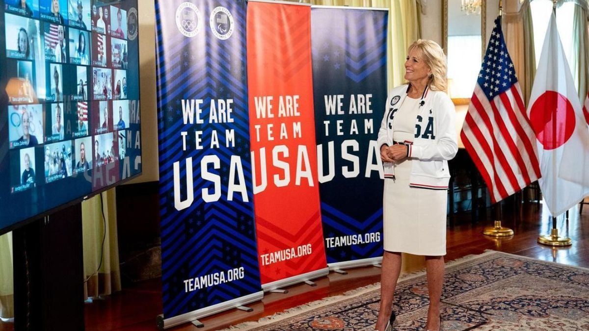 Джилл Байден поддержал сборную США на Олимпиаде-2020: фото