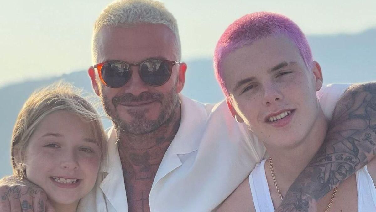 Не без проблем с полицией: семья Бекхэмов проводит время в Италии Не без проблем с полицией: семья Бекхэмов проводит время в Италии