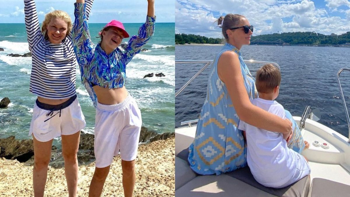 Як українські зірки відпочивають з дітьми Як українські зірки відпочивають з дітьми