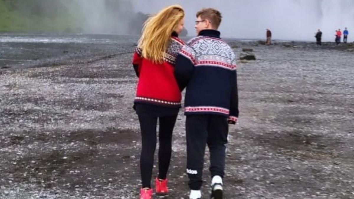 Тина Кароль с сыном в Исландии: видео