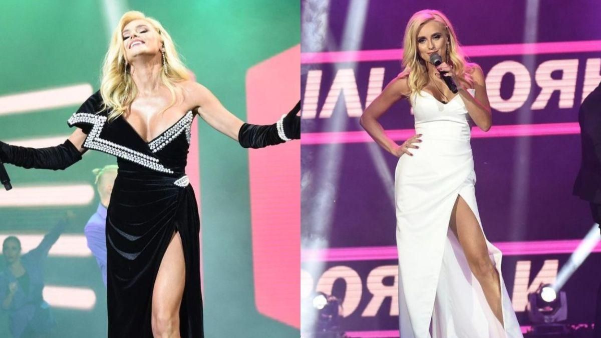 Ирина Федишин показала 2 сценических образа: фото в черном и белом платьях Ирина Федишин показала 2 сценических образа: фото в черном и белом платьях