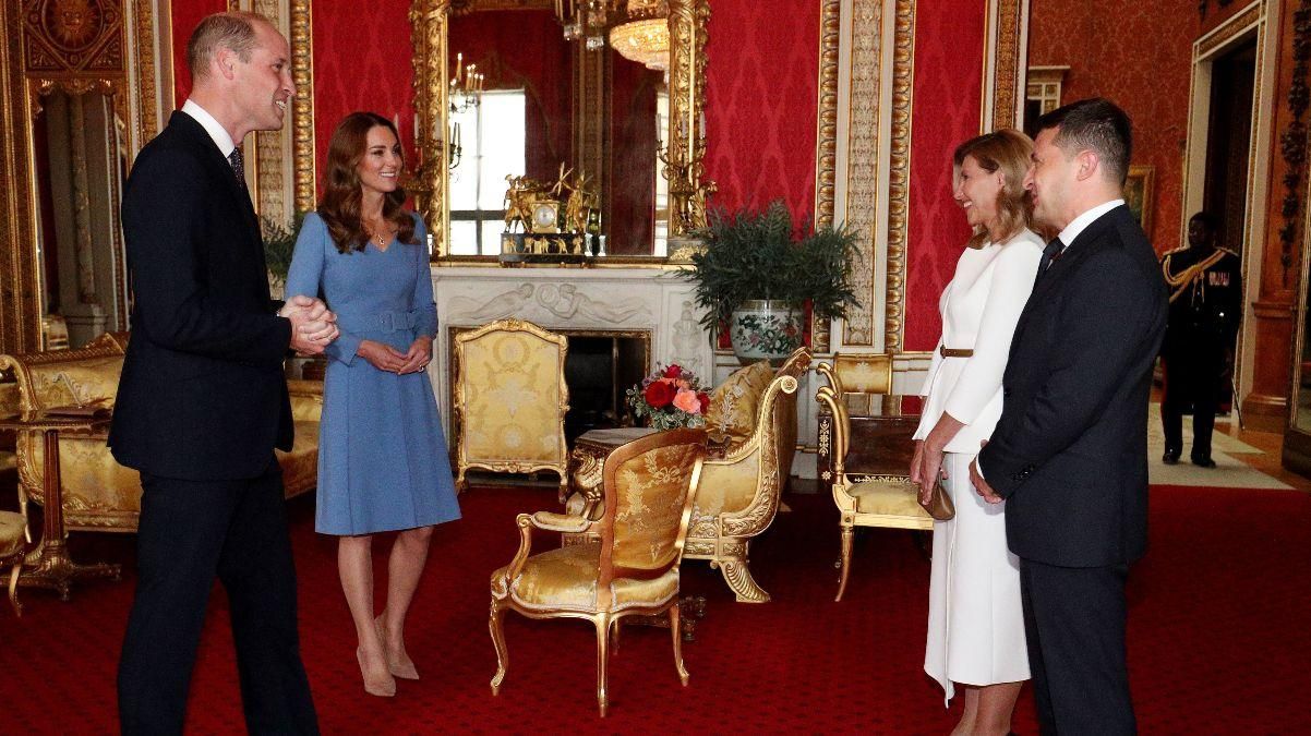 Встреча Зеленских с Кейт Миддлтон и принцем Уильямом: как это было год назад