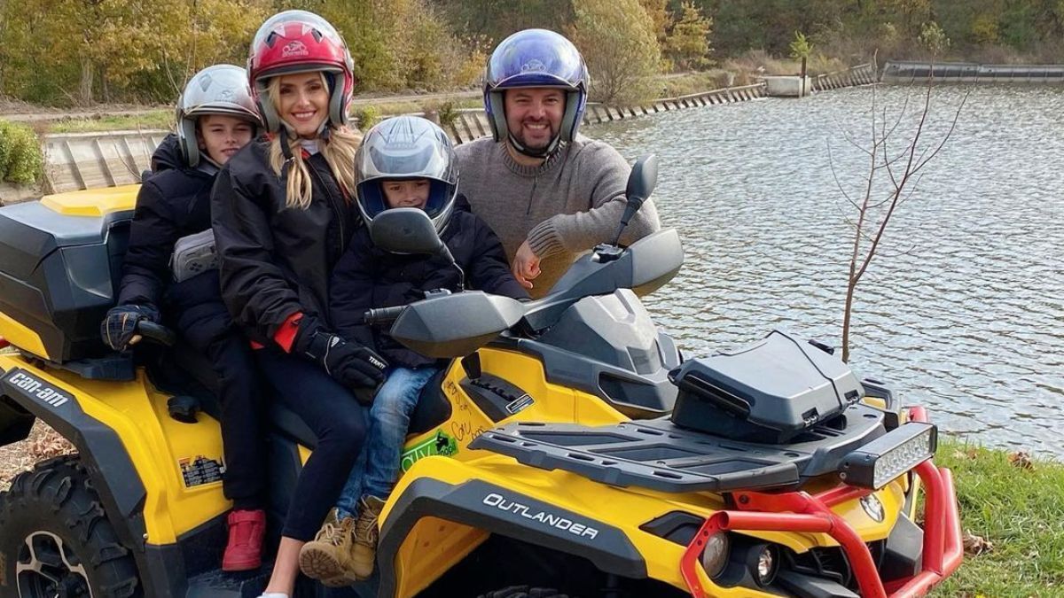 Ирина Федишин с мужем и детьми каталась на квадроциклах: фото с отдыха