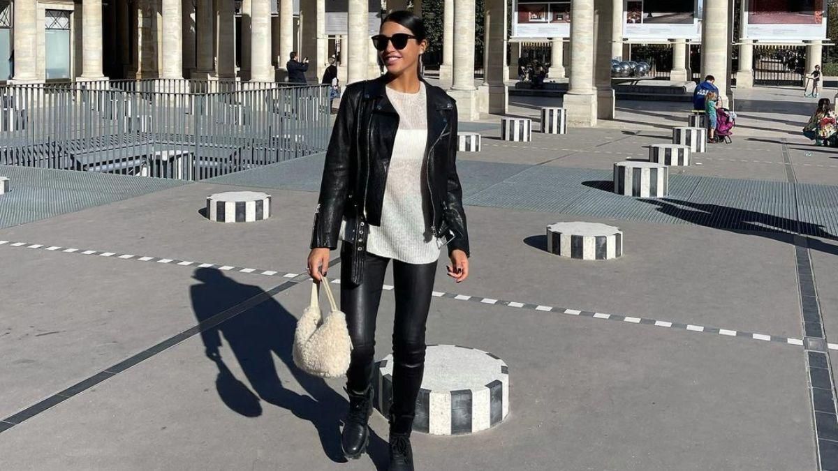 Санта Димопулос полетела в Париж: фото осеннего образа Санта Димопулос полетела в Париж: фото осеннего образа