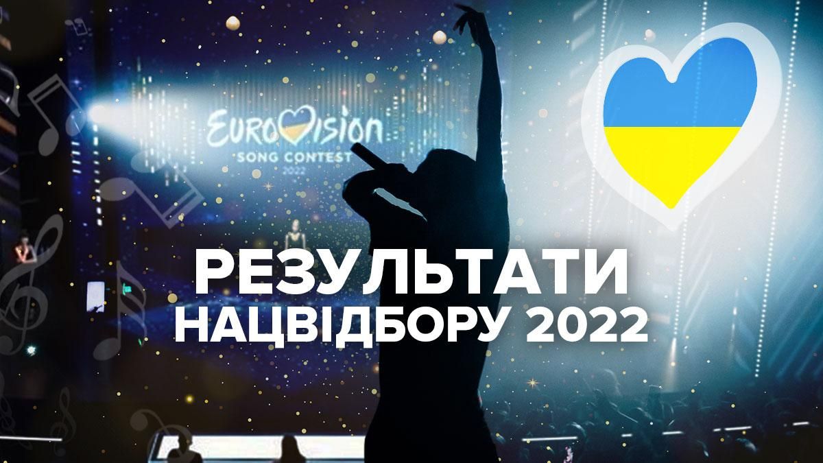 Отбор на Евровидение 2022 от Украины: результаты голосования Отбор на Евровидение 2022 от Украины: результаты голосования