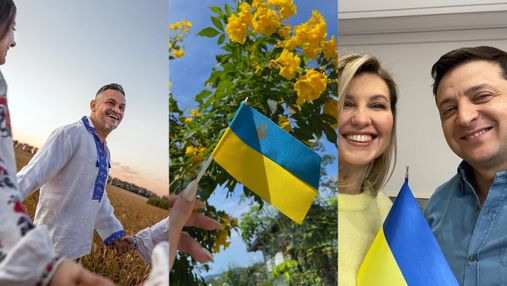 Від Зеленських в Україні до Остапчука на Мальдівах: хто із зірок долучився до Дня єднання