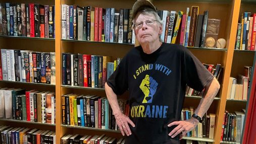 "Я остаюсь вместе с Украиной": легендарный Стивен Кинг поддержал Украину