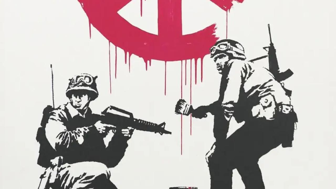 В Лондоне продают легендарную картину Бенкси: все деньги уйдут в киевский "Охматдет" - Showbiz В Лондоне продают легендарную картину Бенкси: все деньги уйдут в киевский "Охматдет" - Showbiz