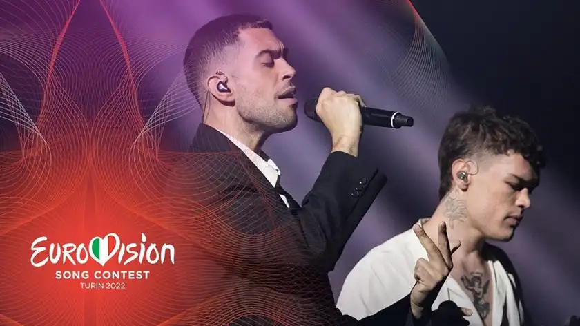 Харизматические итальянцы Махмуд и Бланко сорвали овации в финале Евровидения-2022  видео выступления - Showbiz