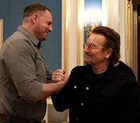 Договорились, – Андрей Ермак уговорил Боно из U2 еще раз приехать в Украину с концертами