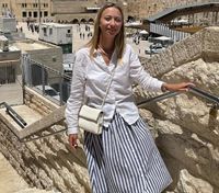 Перед поверненням в Україну: Катерина Реп'яхова побувала в Єрусалимі