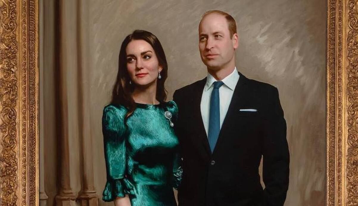 Кейт Міддлтон і принц Вільям постали на першому офіційному портреті  вишукане фото - Showbiz
