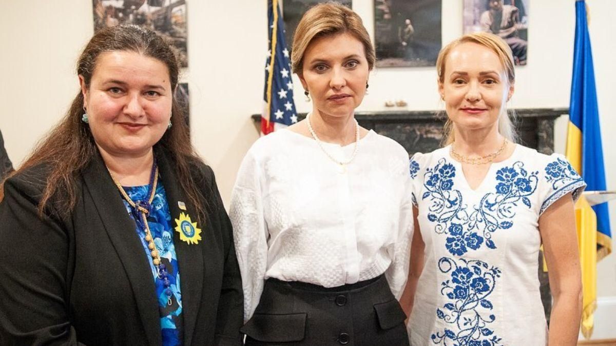 Елегантний вихід Олени Зеленської в США Елегантний вихід Олени Зеленської в США