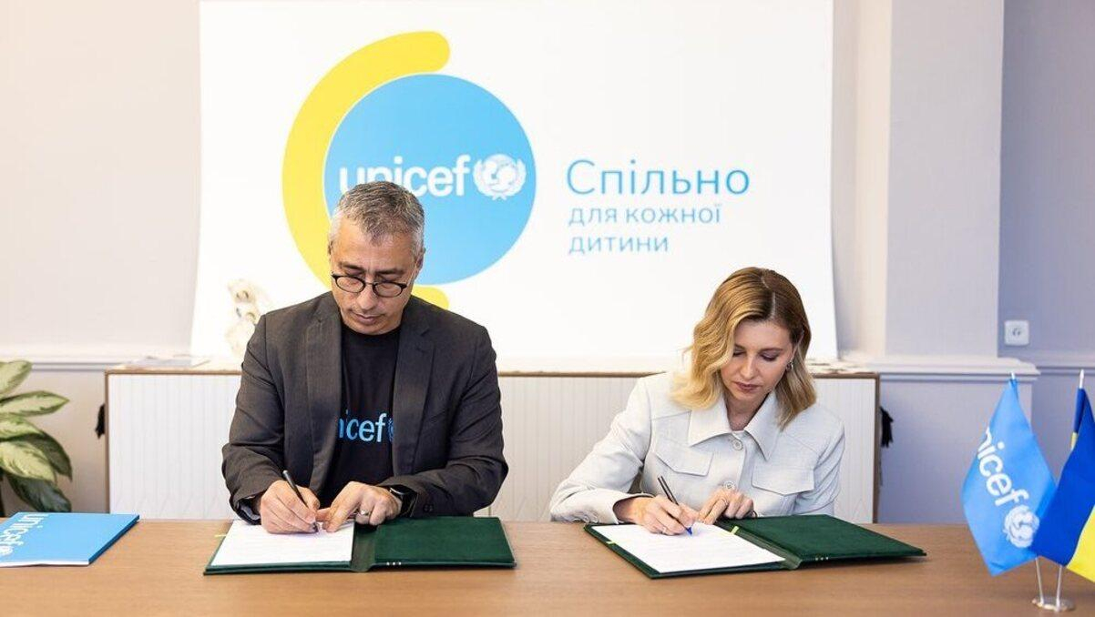 Олена Зеленська підписала Меморандум з ЮНІСЕФ - деталі співпраці та цілі