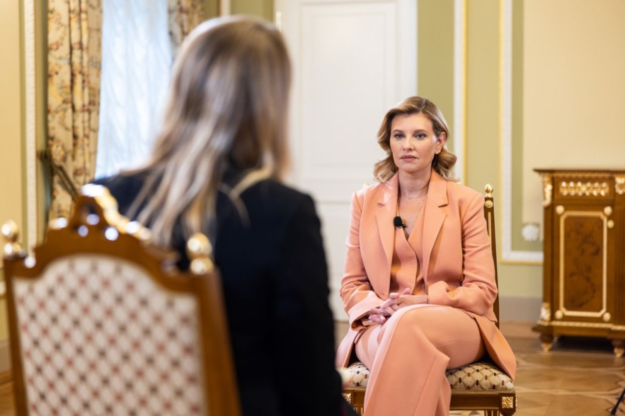 Елена Зеленская дала интервью BBC - фото и видео