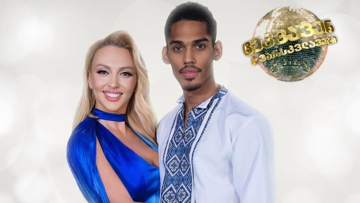 Оля Полякова – участница грузинских Танцев со звездами – первое выступление Оля Полякова – участница грузинских Танцев со звездами – первое выступление