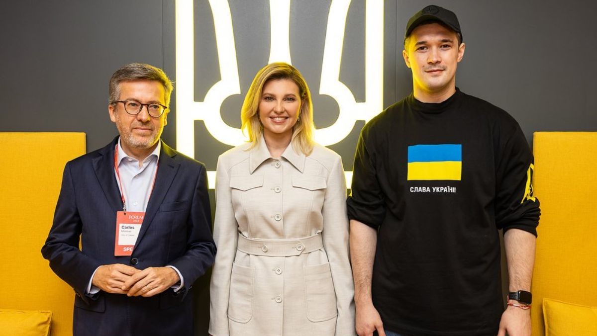 Елена Зеленская посетила третий день Web Summit 2022 - фото Елена Зеленская посетила третий день Web Summit 2022 - фото