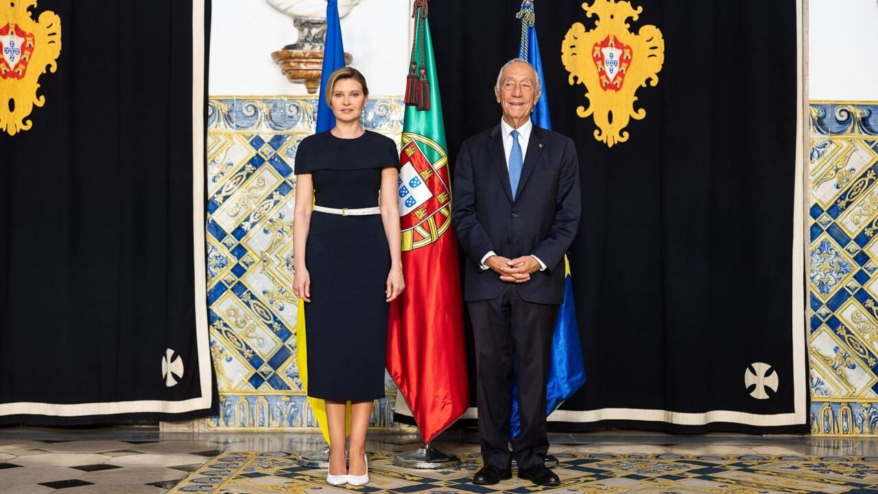 Президент Зеленський розповів про візит першої леді до Португалії - відео