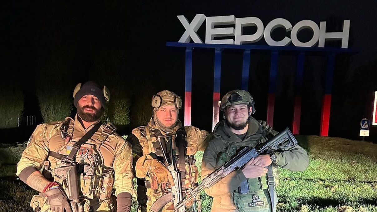 Херсон уволили - в город вошел Даниэль Салем с собратьями Херсон уволили - в город вошел Даниэль Салем с собратьями