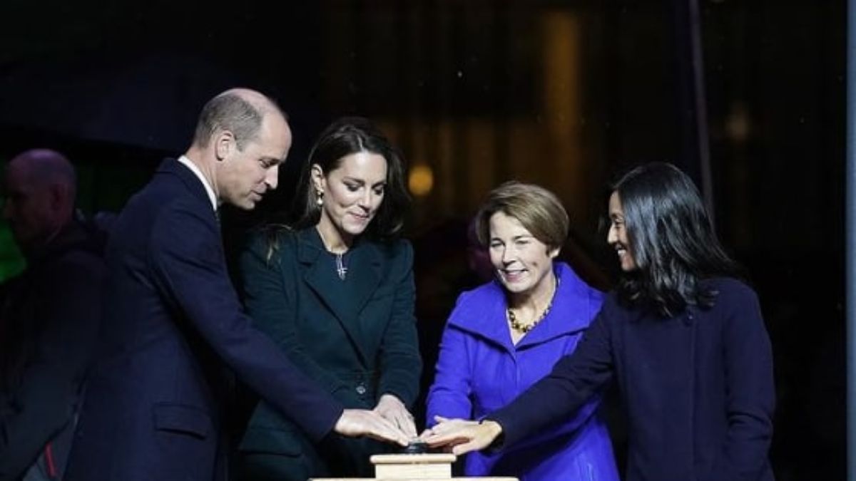 Кейт Миддлтон и принц Уильям прилетели в США - фото и видео Кейт Миддлтон и принц Уильям прилетели в США - фото и видео