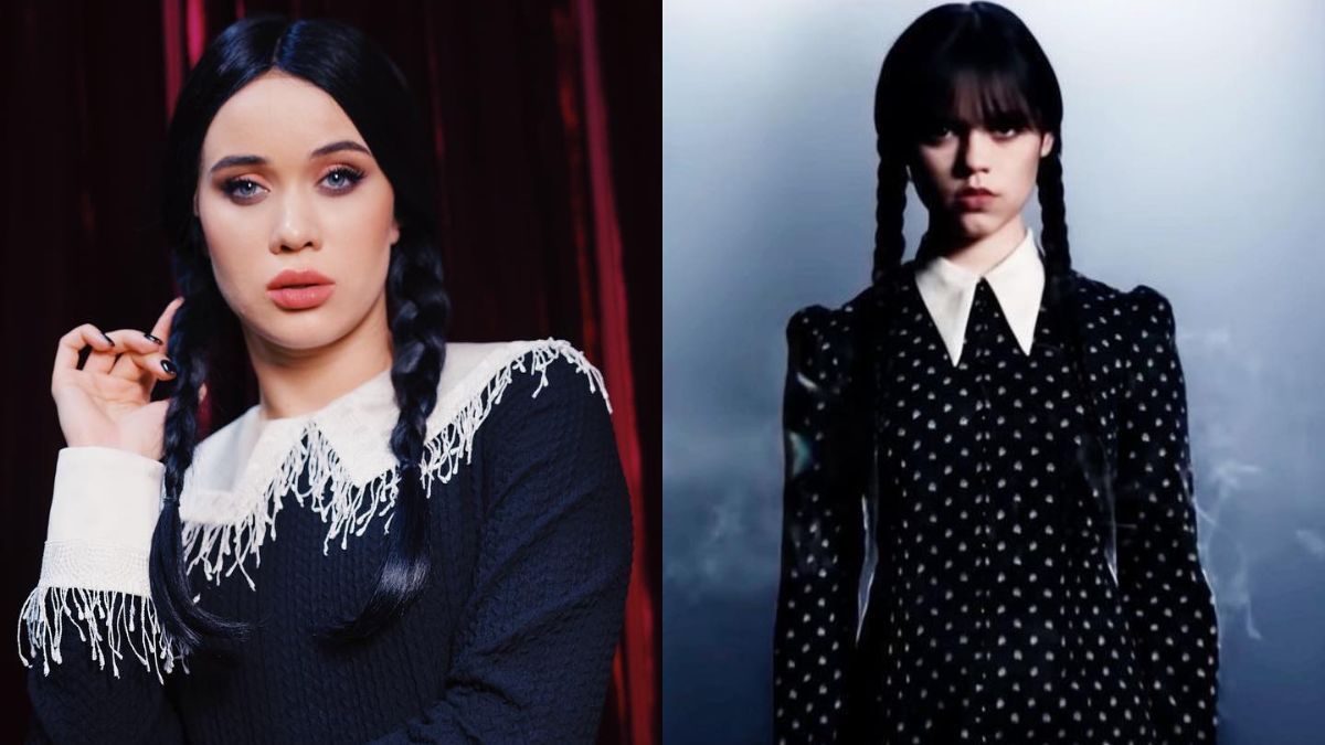 Венздей – Лида Ли в образе Дженны Ортеги – фото из Танцев со звездами Венздей – Лида Ли в образе Дженны Ортеги – фото из Танцев со звездами