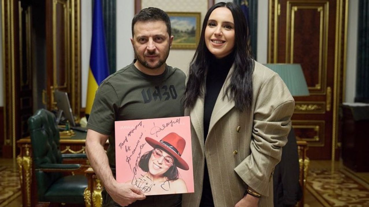 Джамала и Зеленский - фото со встречи перед поездкой в США Джамала и Зеленский - фото со встречи перед поездкой в США