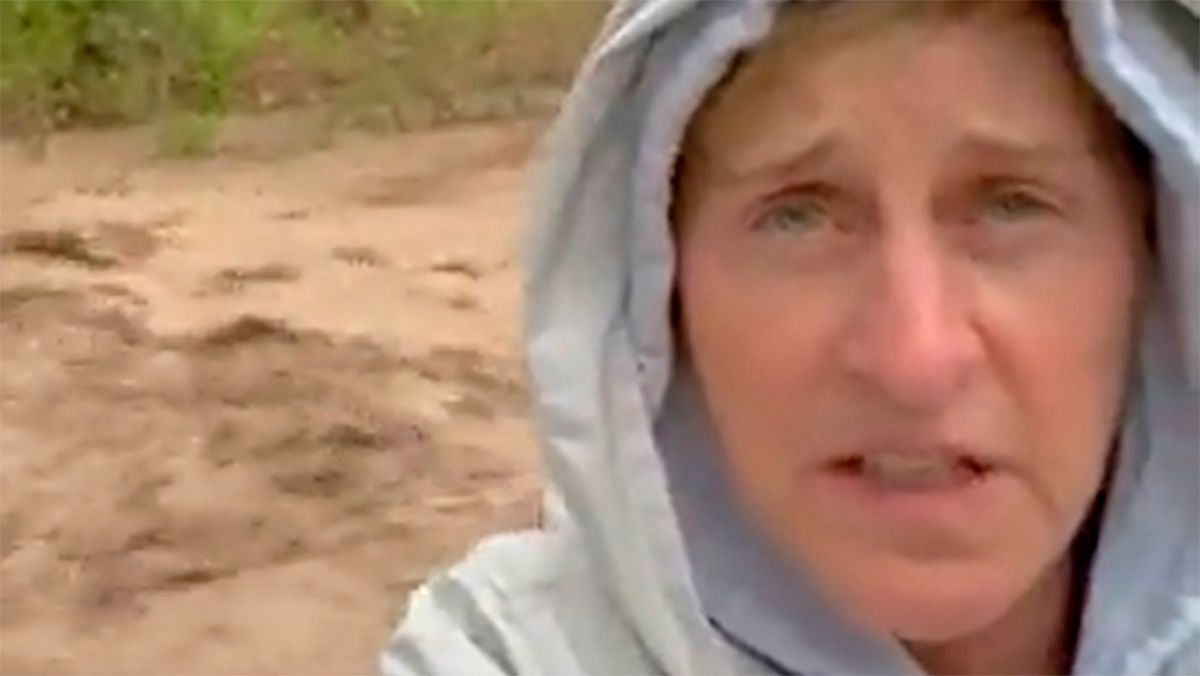 Наводнение в Калифорнии – Эллен Дедженерес показала видео из дома – смотрите онлайн
