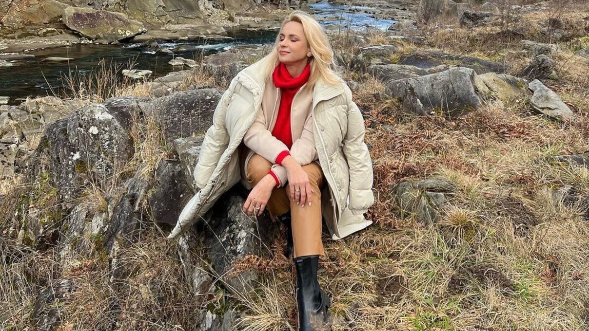Лилия Ребрик находится в Карпатах - фото актрисы в горах - Showbiz