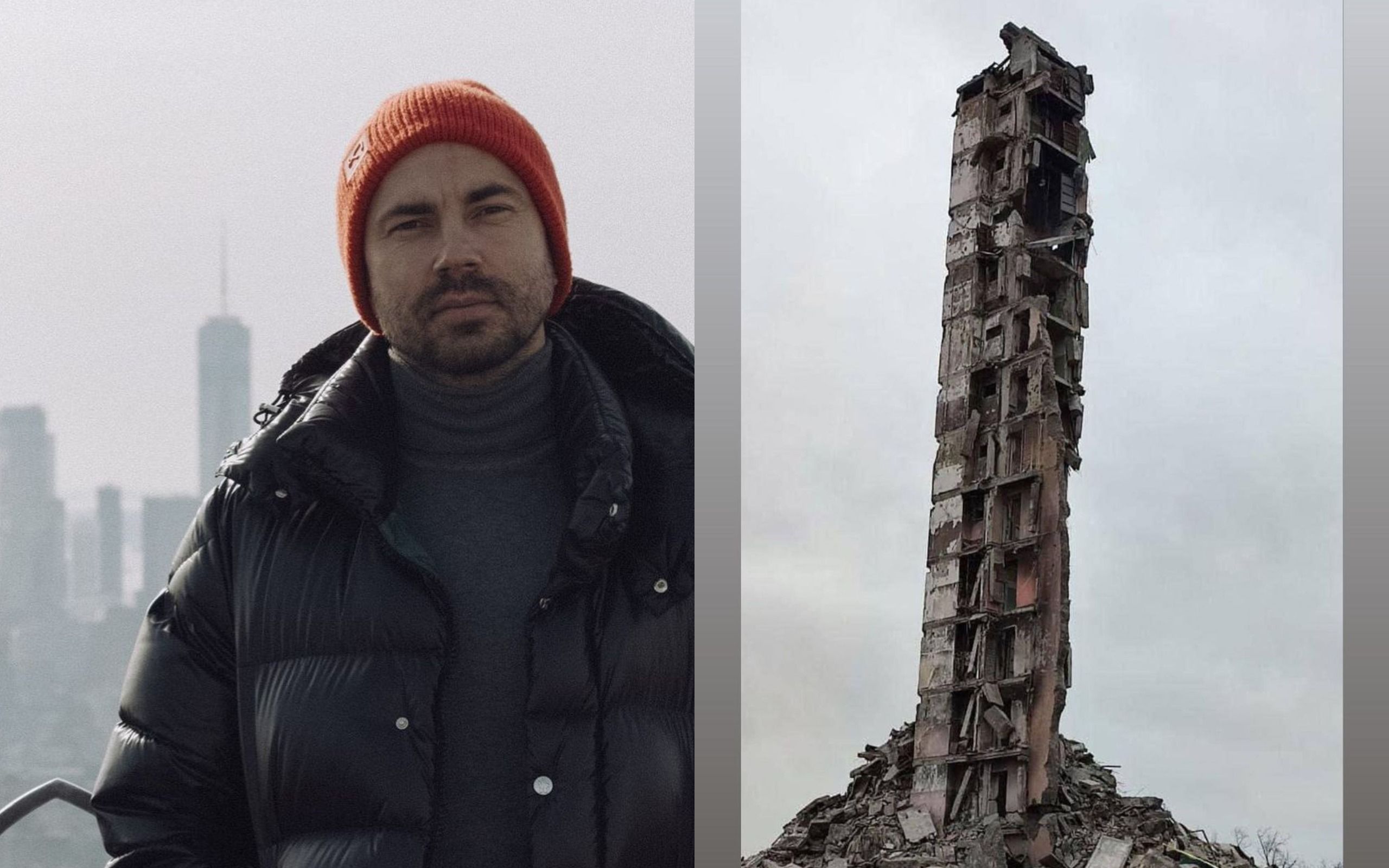 Андрей Бедняков показал разрушенный дом в Мариуполе - фото
