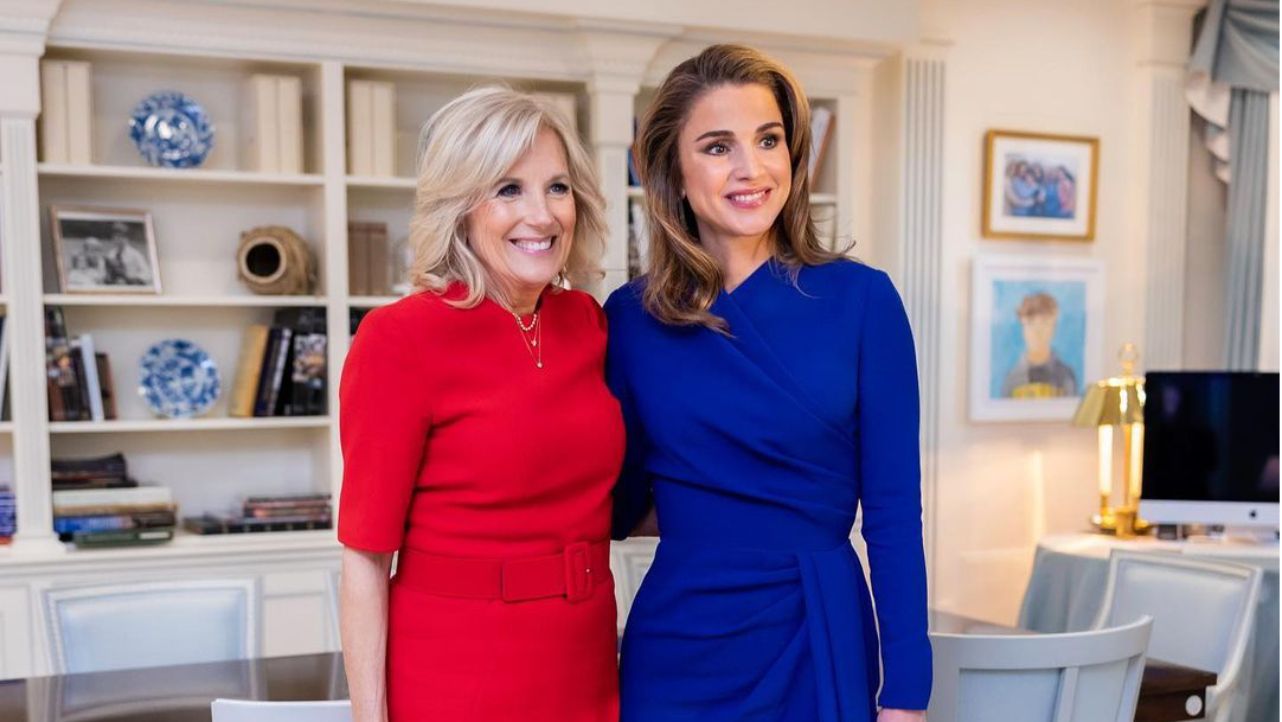 Королева Ранія та Джилл Байден зустрілись у США - фото Королева Ранія та Джилл Байден зустрілись у США - фото