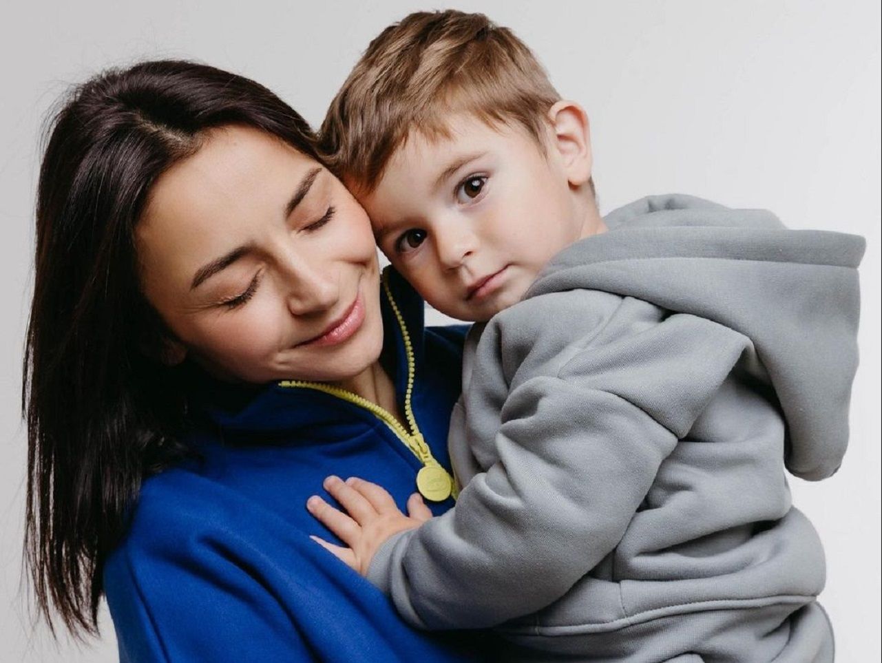 Илона Гвоздева с сыном Домиником Илона Гвоздева с сыном Домиником