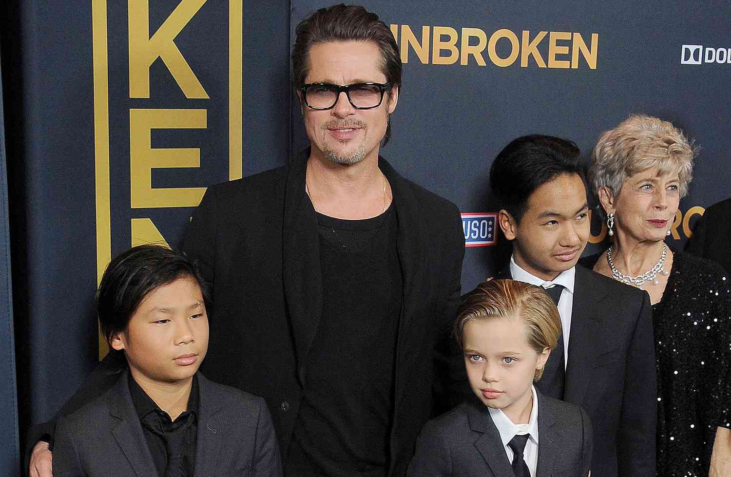 Бред Пітт з дітьми Бред Пітт з дітьми