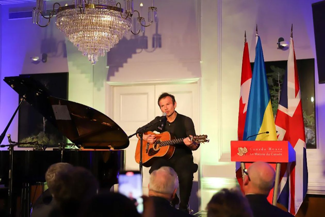 Святослав Вакарчук выступил на концерте в Лондоне