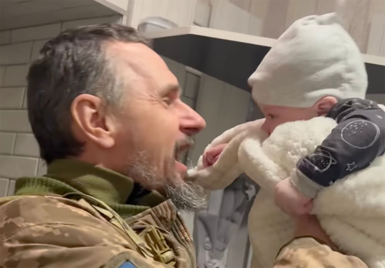 Олег Сенцов з сином Олег Сенцов з сином