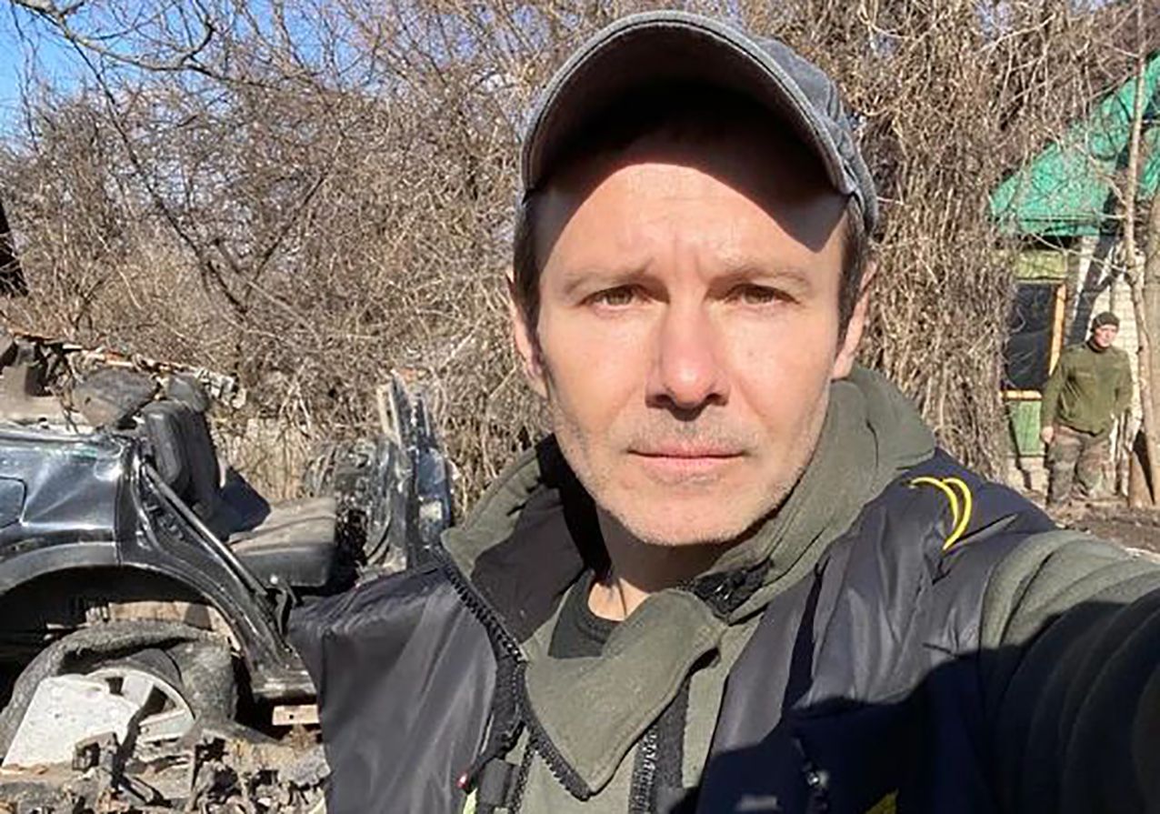 Святослав вакарчук на Донбасі Святослав вакарчук на Донбасі