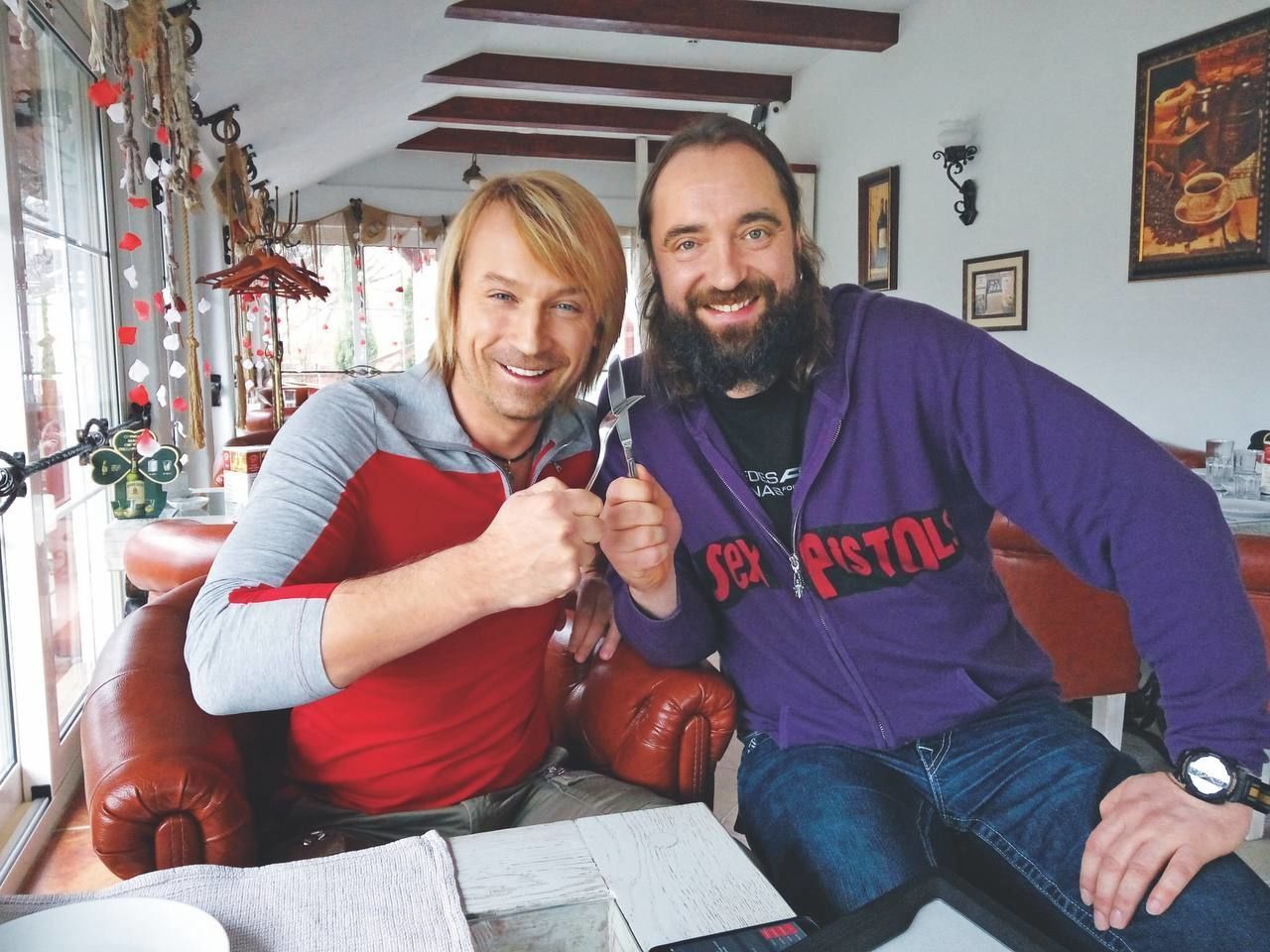 Олег Винник с продюсером Александром Горбенко Олег Винник с продюсером Александром Горбенко