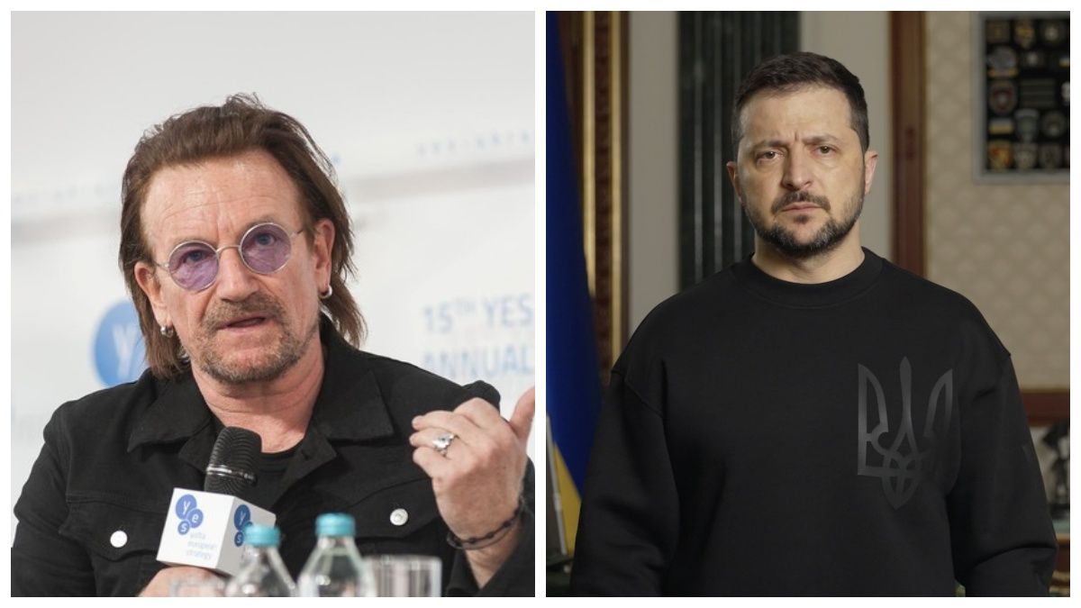 Боно з U2 намалював портрет Зеленського для обкладинки журналу – як він виглядає – фото Боно з U2 намалював портрет Зеленського для обкладинки журналу – як він виглядає – фото
