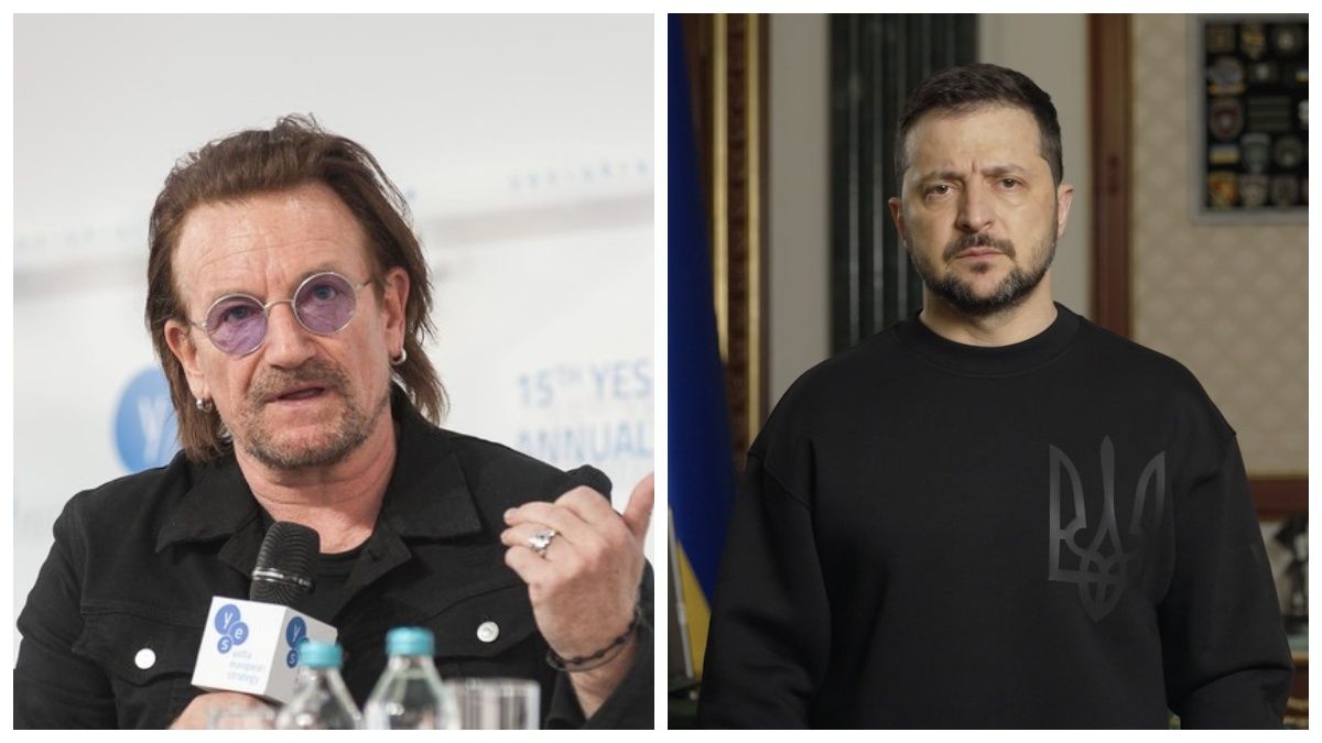 Боно с U2 нарисовал портрет Зеленского для обложки журнала – как он выглядит – фото 