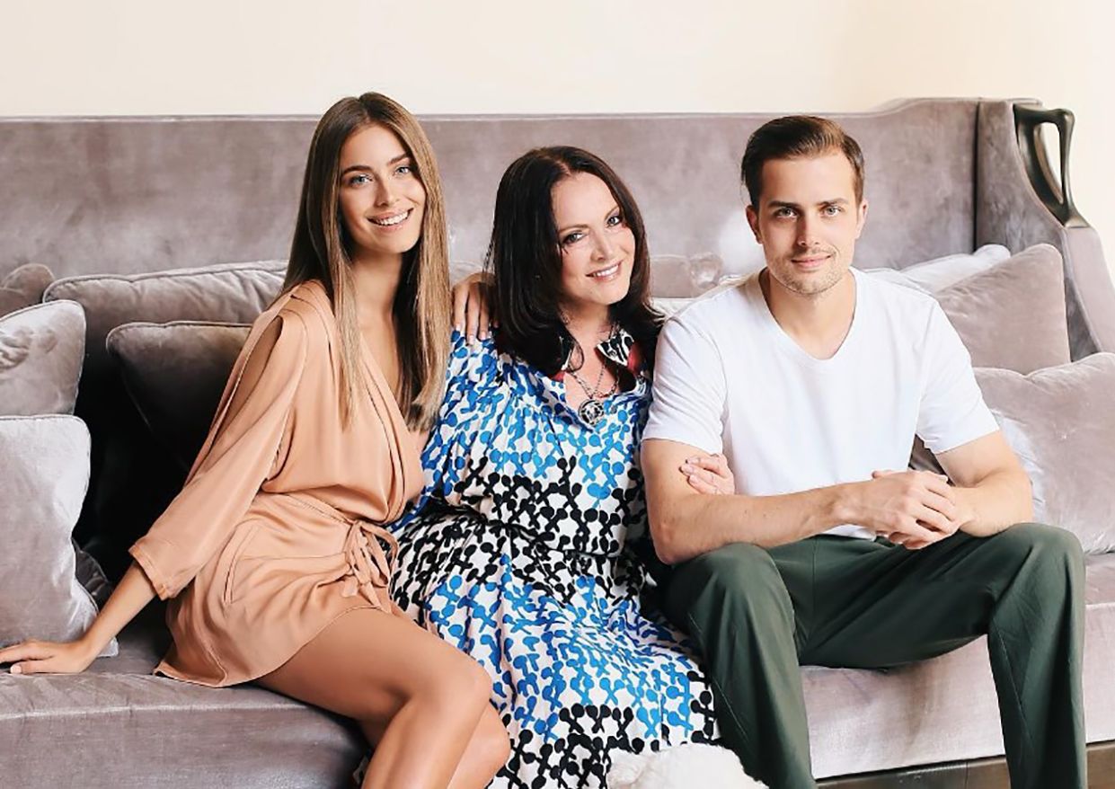 София Ротару с внуками София Ротару с внуками