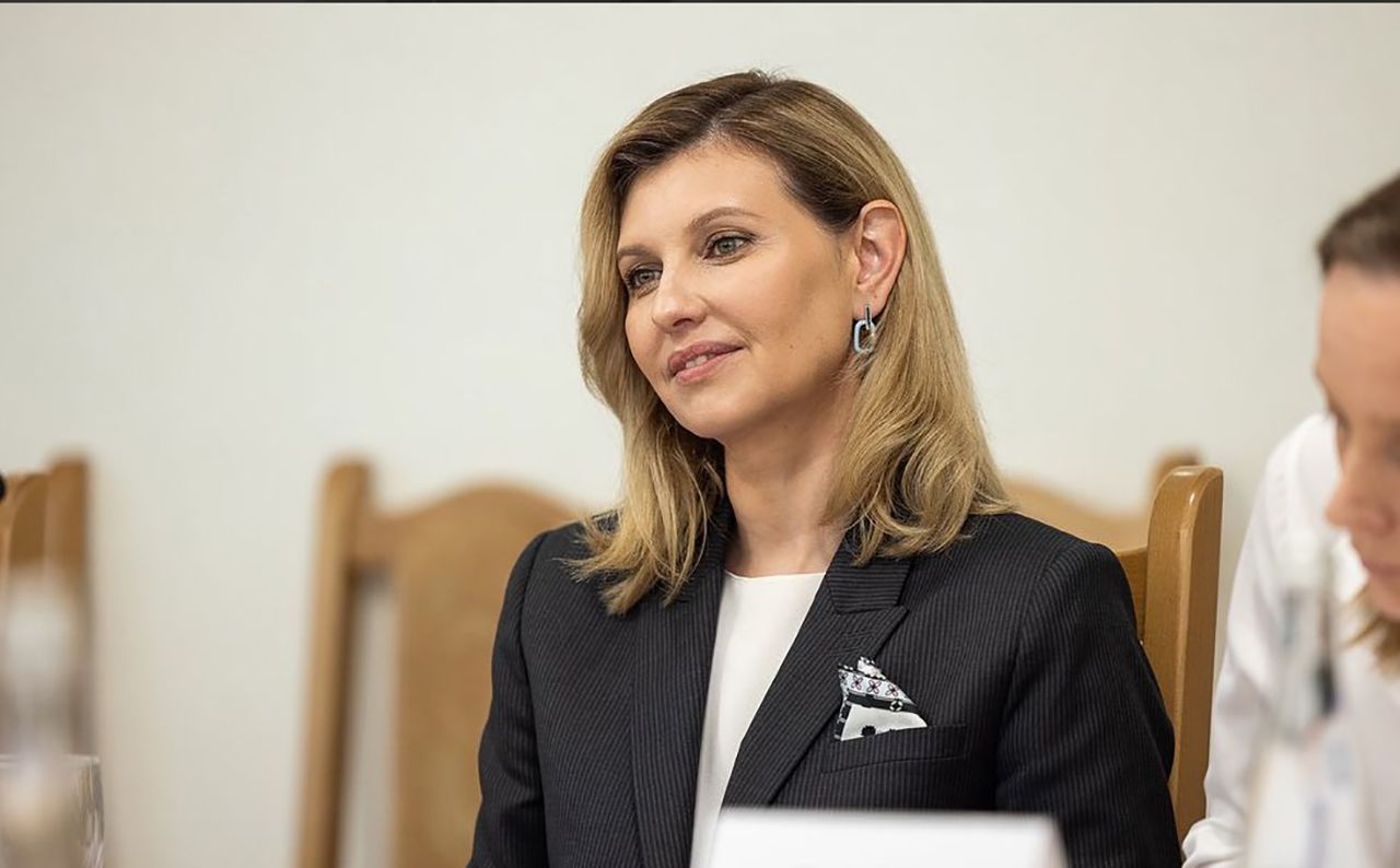 Олена Зеленська у Борисполі Олена Зеленська у Борисполі