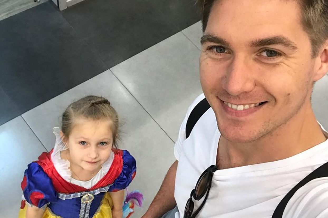 Володимир Остапчук з донькою Володимир Остапчук з донькою