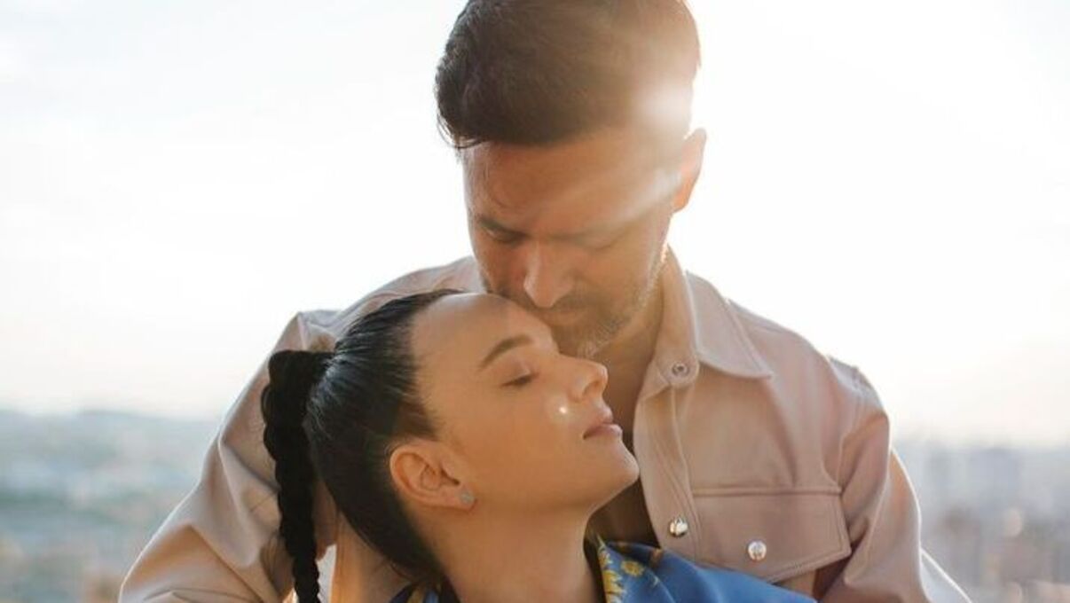 Тімур Мірошниченко з дружиною Інною Тімур Мірошниченко з дружиною Інною