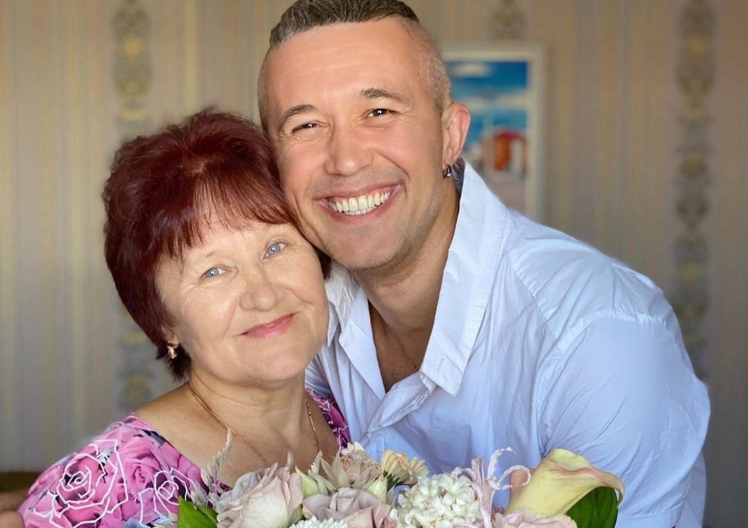 Сергій Бабкін з мамою