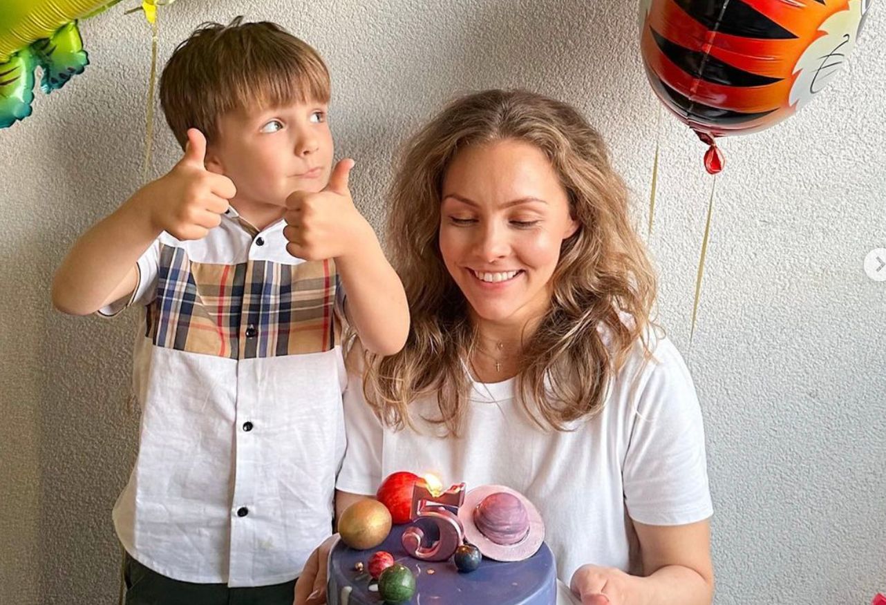 Олена Шоптенко привітала сина з днем народження